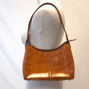 Daniela Moda | Italian leather brown shoulder bag